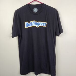 Shithead Steve Mens "Buttfingerer" Short Sleeve Crew Neck Tee Large